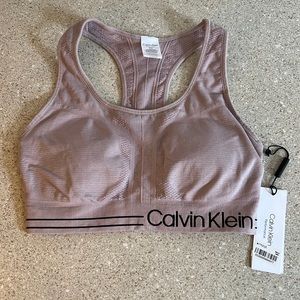 Calvin Klein NWT Pink Sports Bra